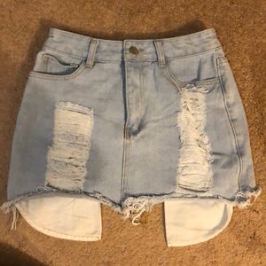 Denim skirt